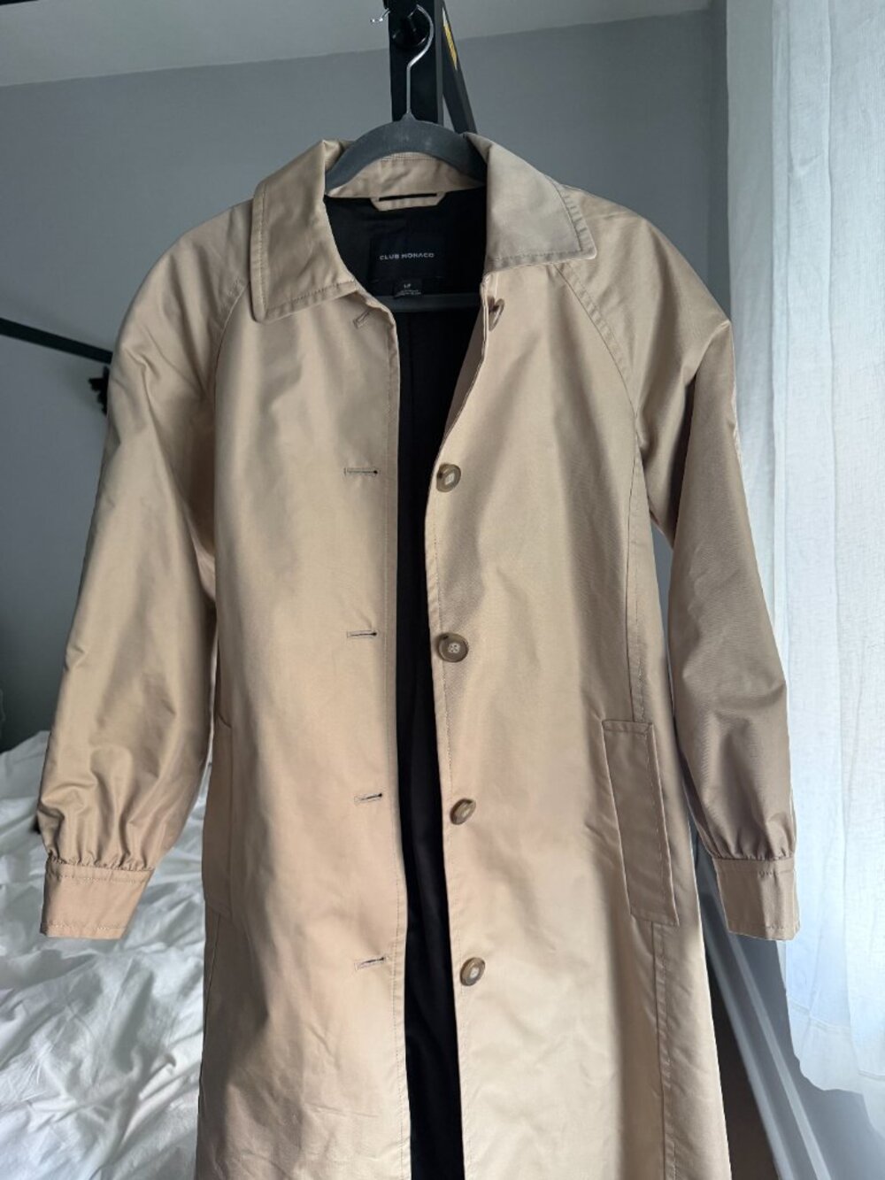 Small Club Monaco Tan Trench Coat